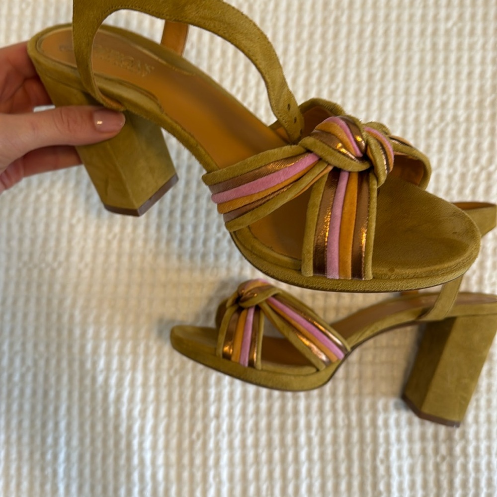 Sezane suede heels size 41